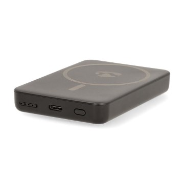 Power Bank 2em1 MagSafe 5000 mAh preto