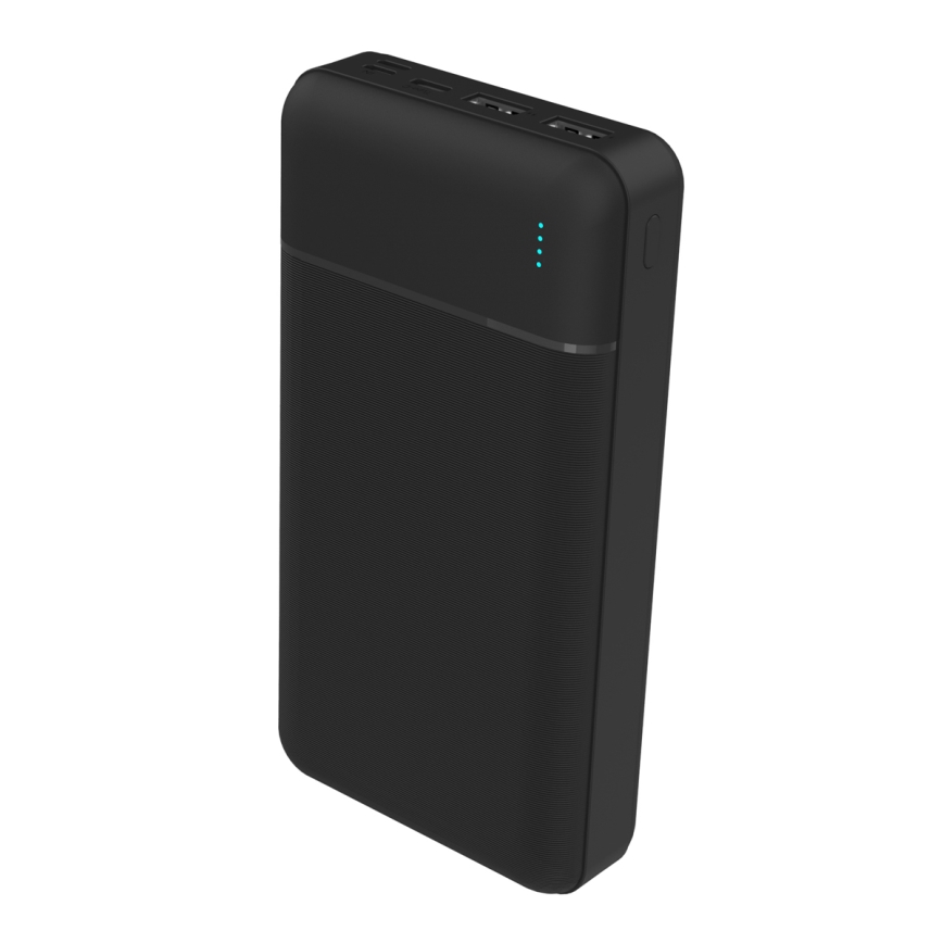 Power Bank 30000 mAh 3,7V preta