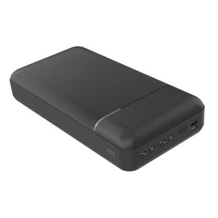 Power Bank 30000 mAh 3,7V preta