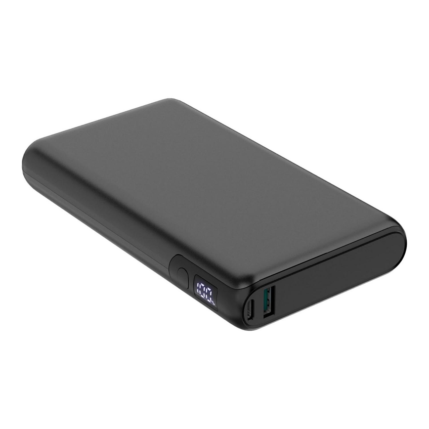 Power Bank com LED ecrã 30000 mAh/100W/3,7V preto