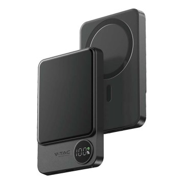 Power Bank com um ecrã magnético Power Delivery 10000mAh/20W/5V preto