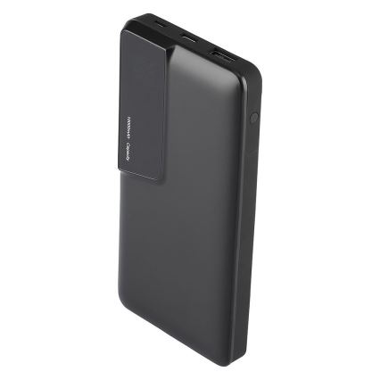 Power Bank com visor 10000mAh/3,7V preto