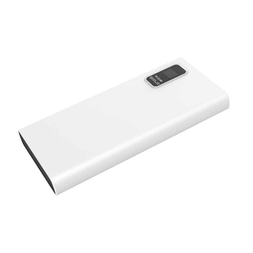 Power Bank com visor LED Power Delivery 10000 mAh 3,7V branca