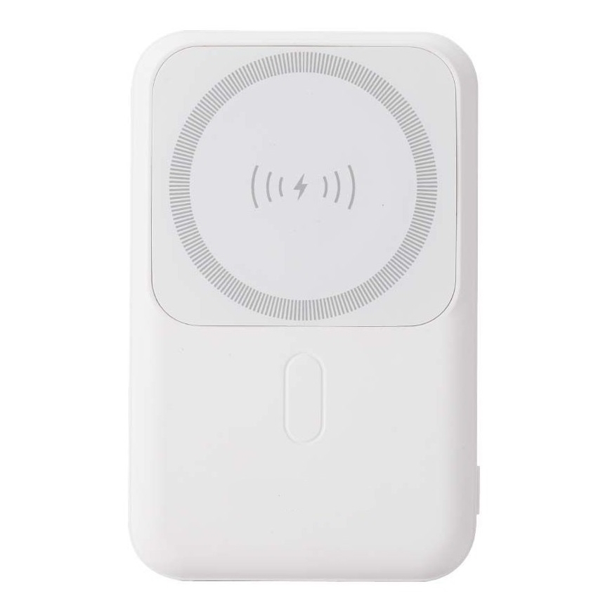 Power Bank Magnética com carregamento sem fios Power Delivery 10 000mAh/20W/3,7V branco