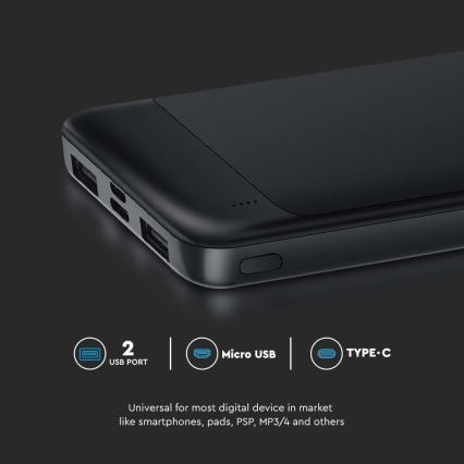 Power Bank Power Delivery 10000mAh/22,5W/5V preto