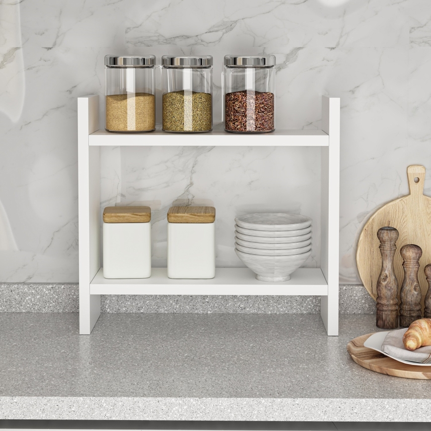 Prateleira de cozinha DENVER 30x34 cm branco