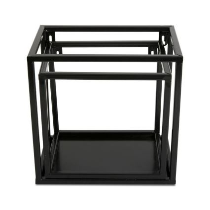 Prateleira de parede 20x20 cm preto