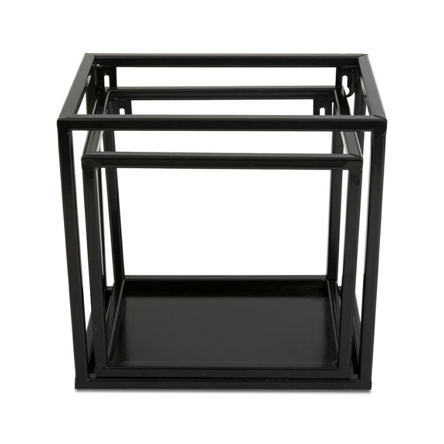 Prateleira de parede 20x20 cm preto
