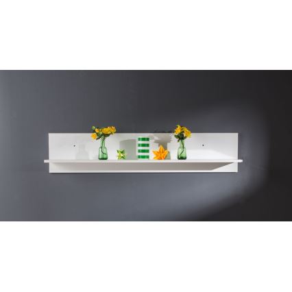 Prateleira de parede 25x120 cm branco