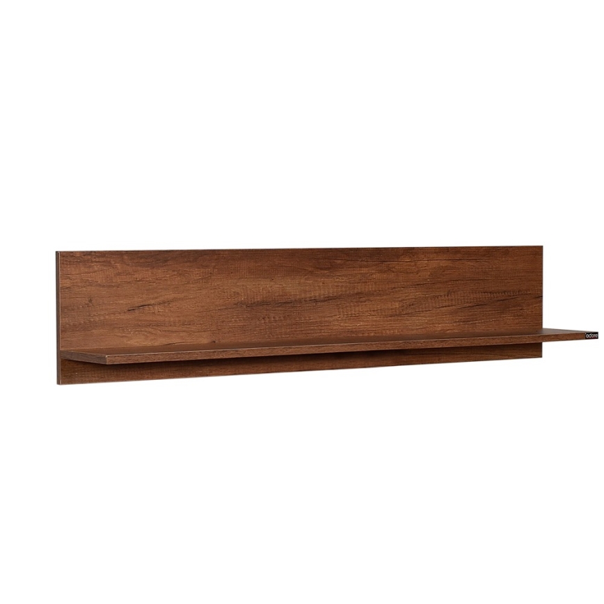 Prateleira de parede 25x120 cm castanho