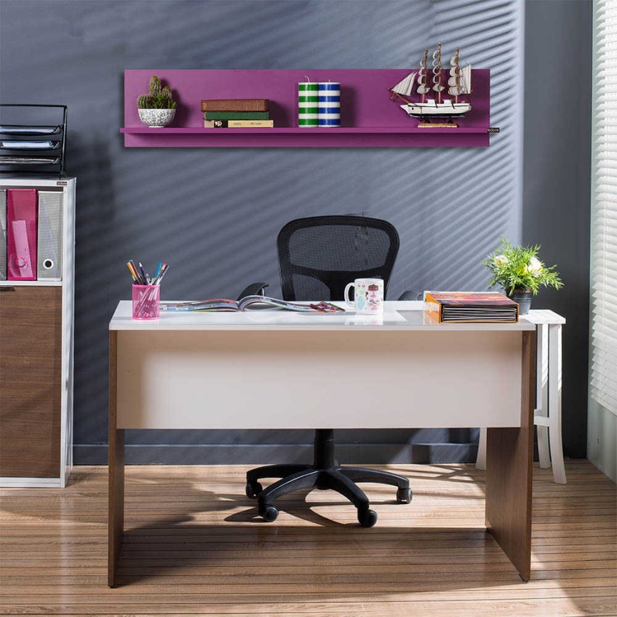 Prateleira de parede 25x120 cm roxo