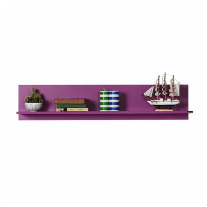 Prateleira de parede 25x120 cm roxo