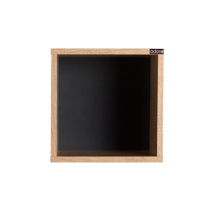 Prateleira de parede 33x33 cm castanho