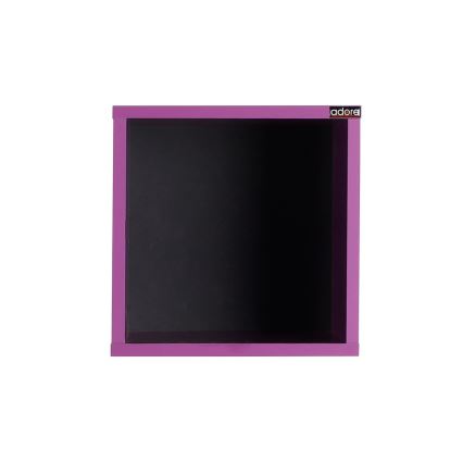Prateleira de parede 33x33 cm roxo