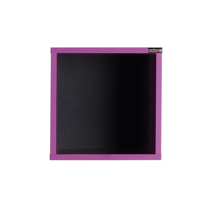 Prateleira de parede 33x33 cm roxo