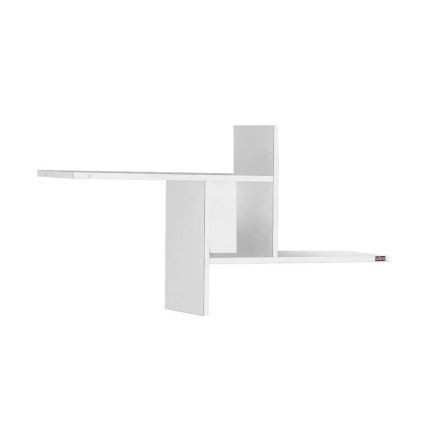 Prateleira de parede 50x100 cm branco brilhante