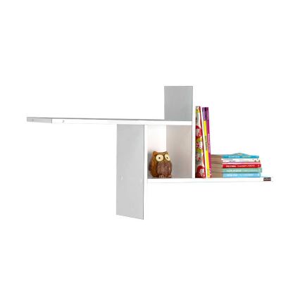 Prateleira de parede 50x100 cm branco brilhante