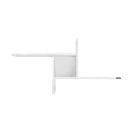 Prateleira de parede 50x100 cm branco brilhante