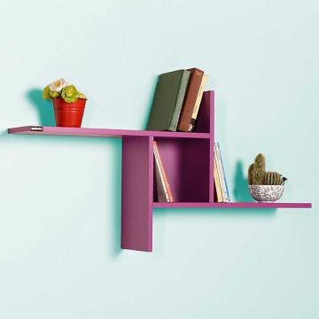 Prateleira de parede 50x100 cm roxo