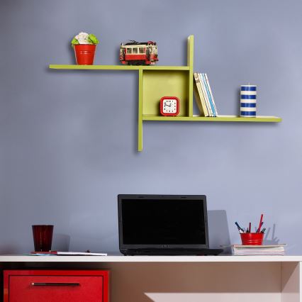 Prateleira de parede 50x100 cm verde
