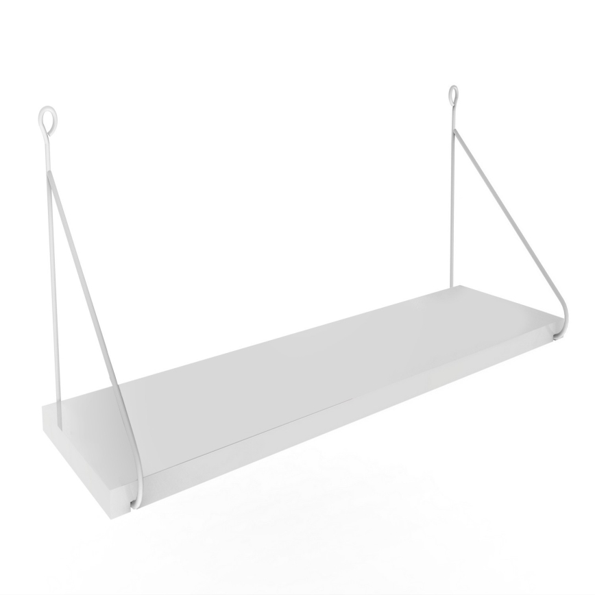 Prateleira de parede ARMONI 20x72 cm branca