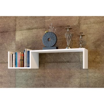 Prateleira de parede BIENCE 21,4x87,8 cm branco