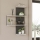 Prateleira de parede CAMBEL 96x64 cm branco/antracite