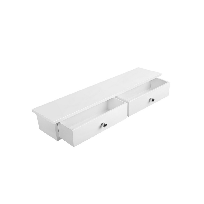 Prateleira de parede com compartimentos SHELFY branca