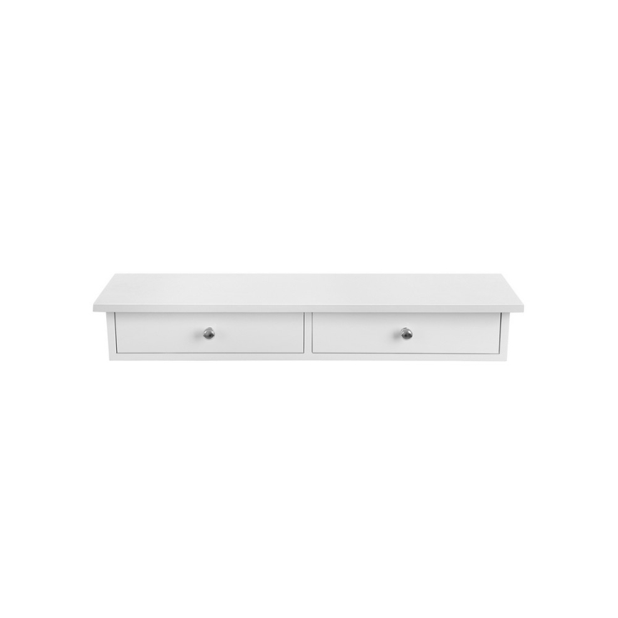 Prateleira de parede com compartimentos SHELFY branca
