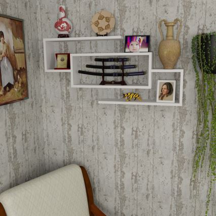 Prateleira de parede JANISON 48x103 cm branco
