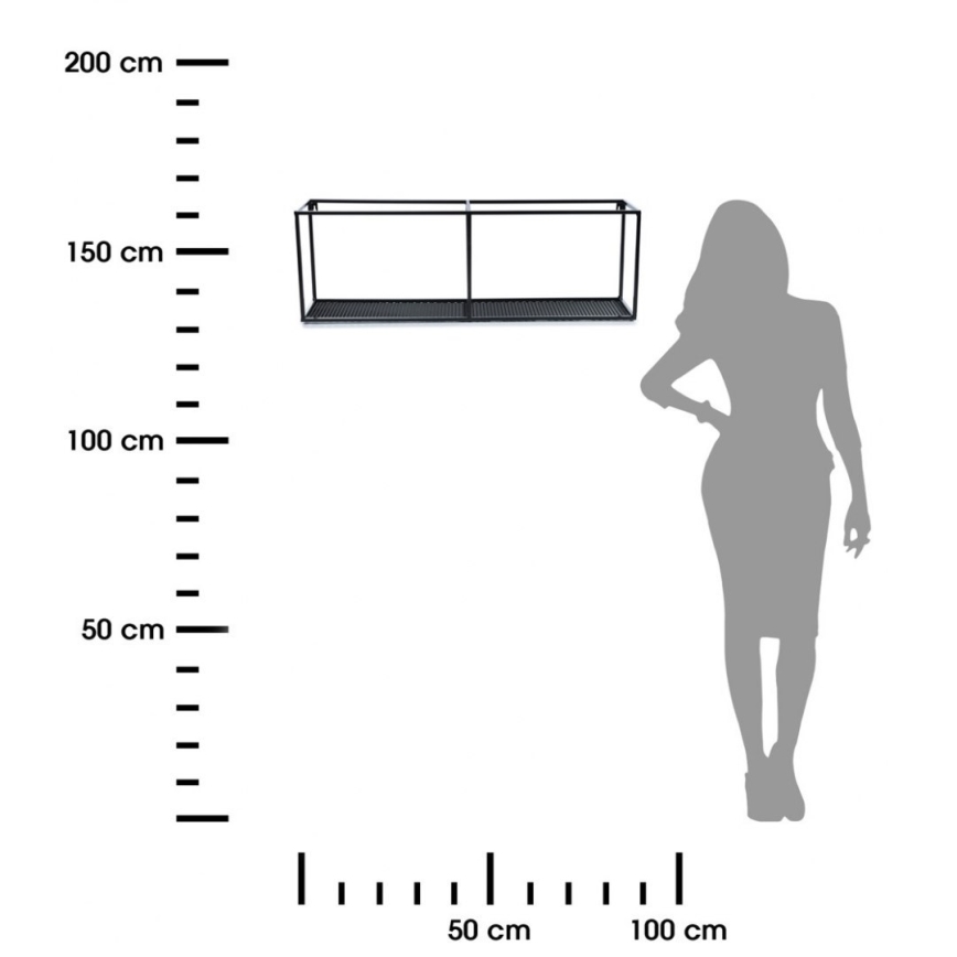Prateleira de parede LOFT 30x90 cm
