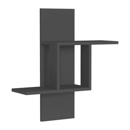 Prateleira de parede MILL 70x64 cm antracite