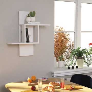 Prateleira de parede MILL 70x64 cm branco
