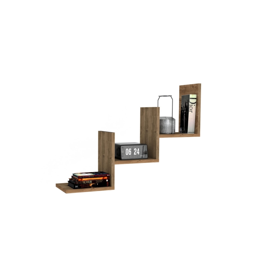 Prateleira de parede MIST 60x90 cm castanho