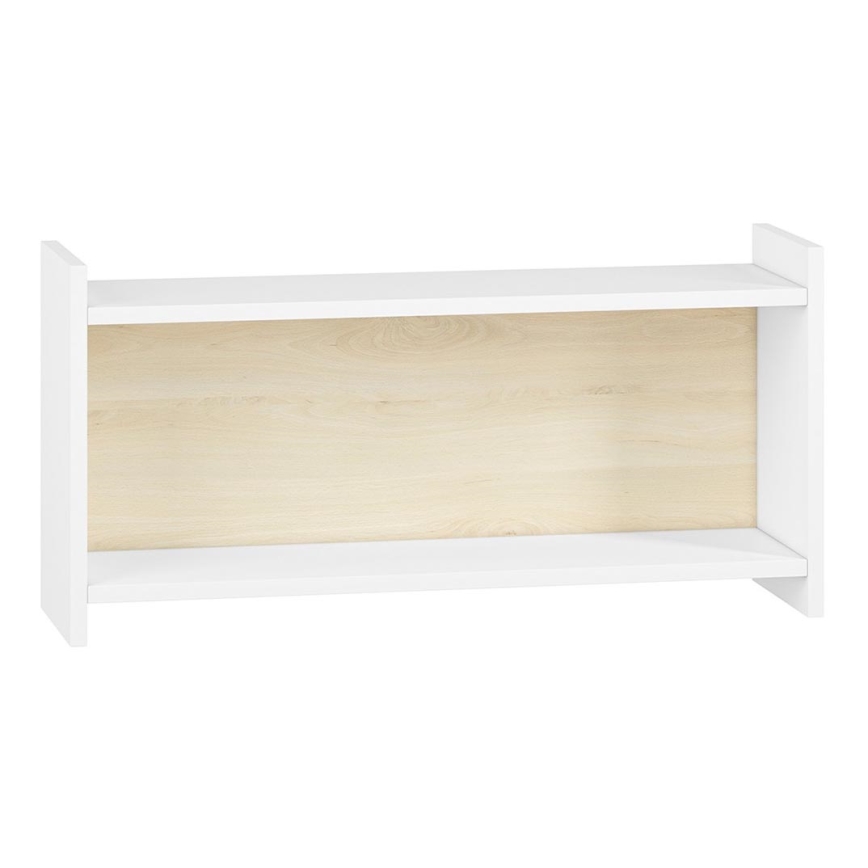 Prateleira de parede para criança BUBO 35x72 cm branco/bege