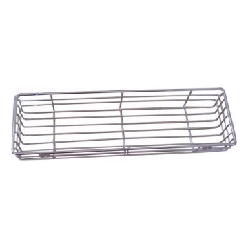Prateleira de parede para duche 12x40 cm cromado brilhante
