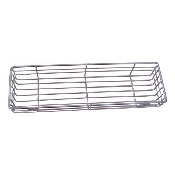 Prateleira de parede para duche 12x40 cm cromado brilhante