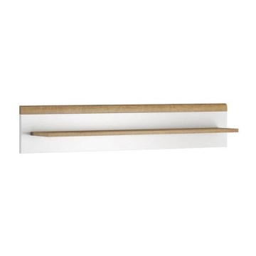Prateleira de parede PRIME 12x104 cm castanho/branco