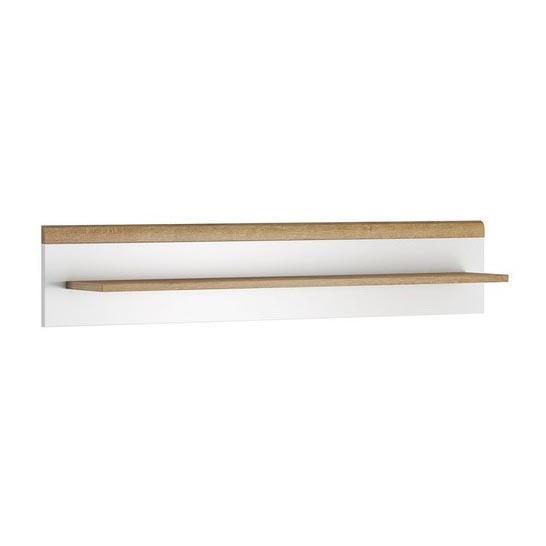 Prateleira de parede PRIME 12x104 cm castanho/branco