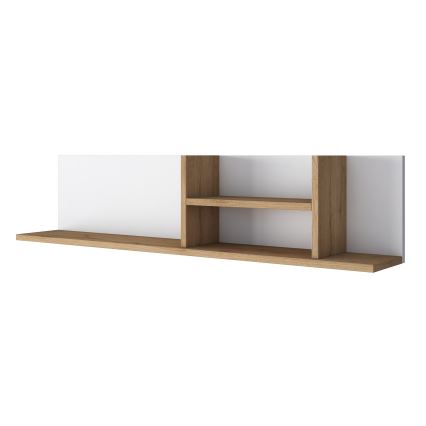 Prateleira de parede RANI 120x25 cm bege/branco