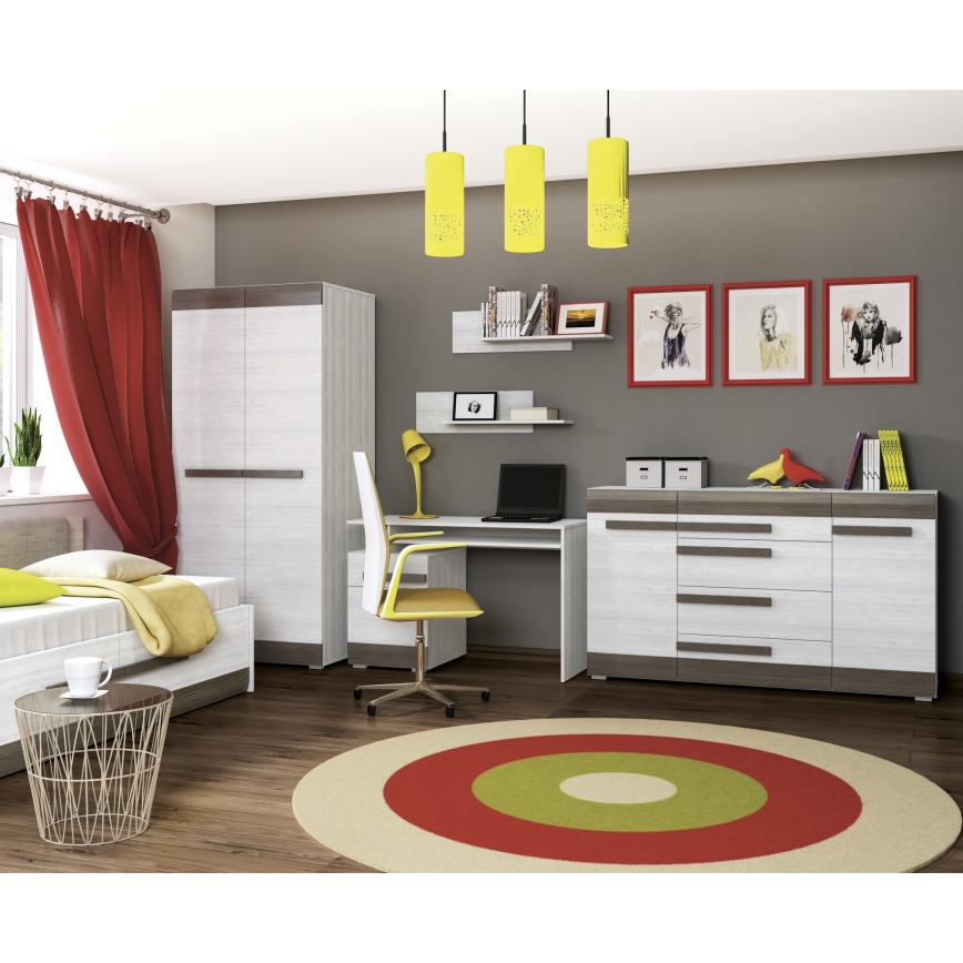Prateleira de parede SARPA 23x92 cm branco