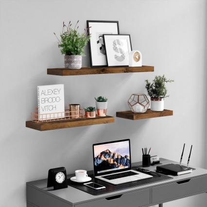 Prateleira de parede SHELFY castanha