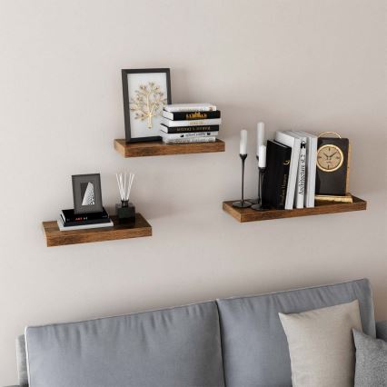 Prateleira de parede SHELFY castanha