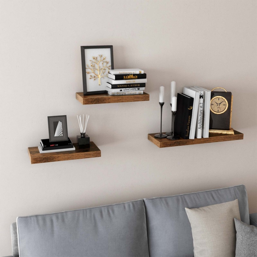 Prateleira de parede SHELFY castanha