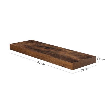 Prateleira de parede SHELFY castanha