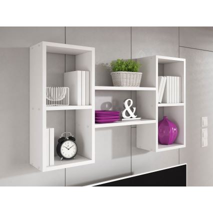 Prateleira de parede TRIO 60x102 cm branco