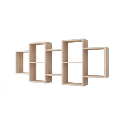 Prateleira de parede TRIO 65x161 cm bege