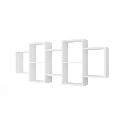Prateleira de parede TRIO 65x161 cm branco
