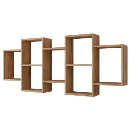 Prateleira de parede TRIO 65x161 cm castanho