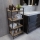 Prateleira para casa de banho STRALSUND 110x45 cm carvalho/preto
